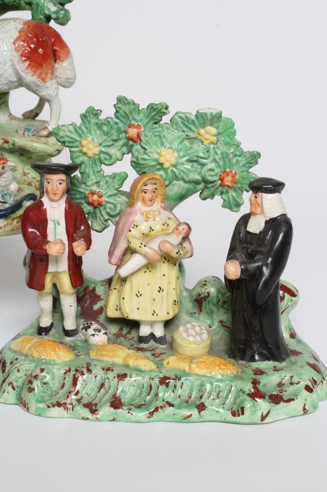 A WALTON PEARLWARE SHEEP Image