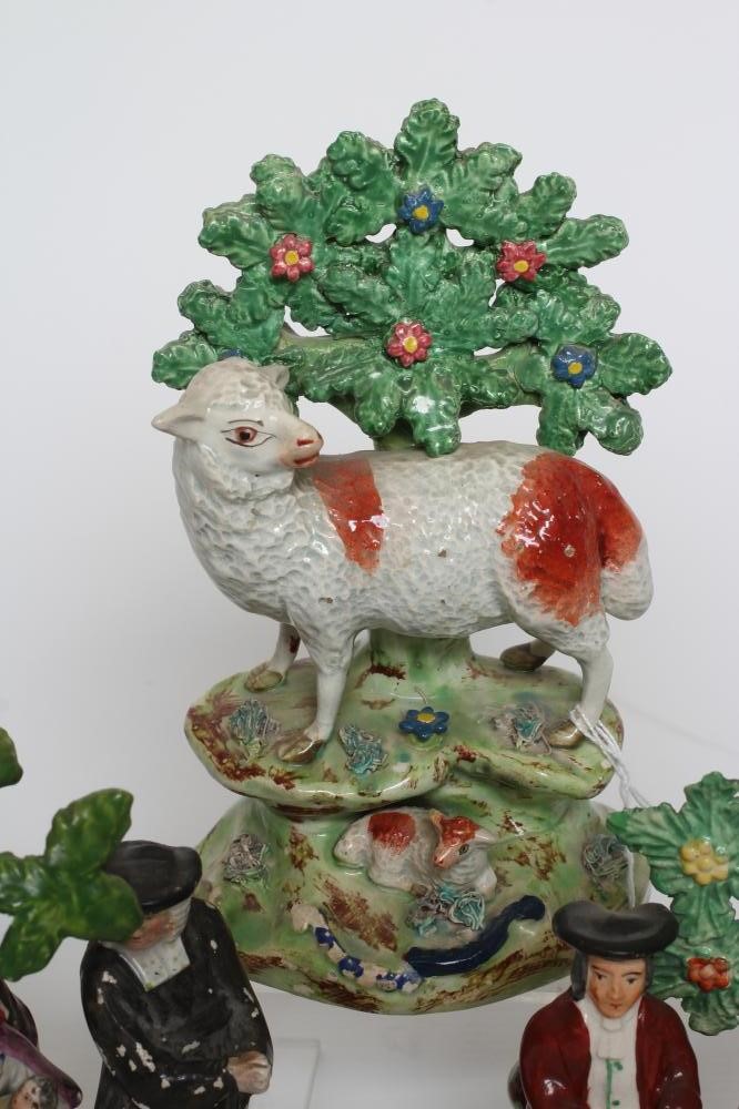 A WALTON PEARLWARE SHEEP Image