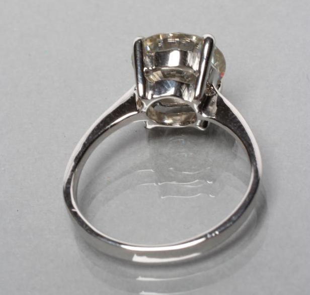 A SOLITAIRE MOISSANITE RING Image