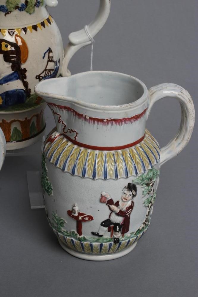FOUR  PRATTWARE JUGS Image