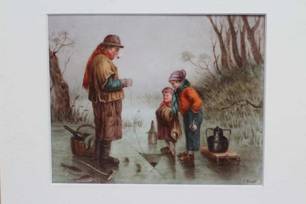 AN ENGLISH PORCELAIN PLAQUE Image