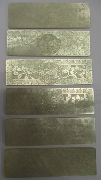 A COLLECTION OF CHINESE MOTHER OF PEARL GAMING COUNTERS including six oblong with a coat of arms and Image