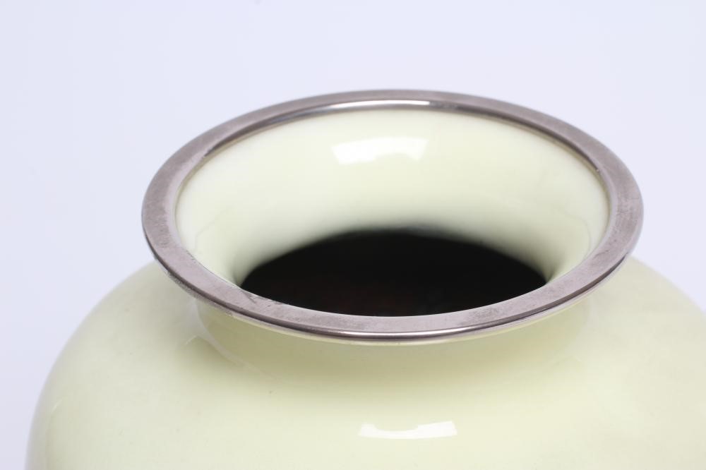 AN ANDO CLOISONNE ENAMEL VASE Image