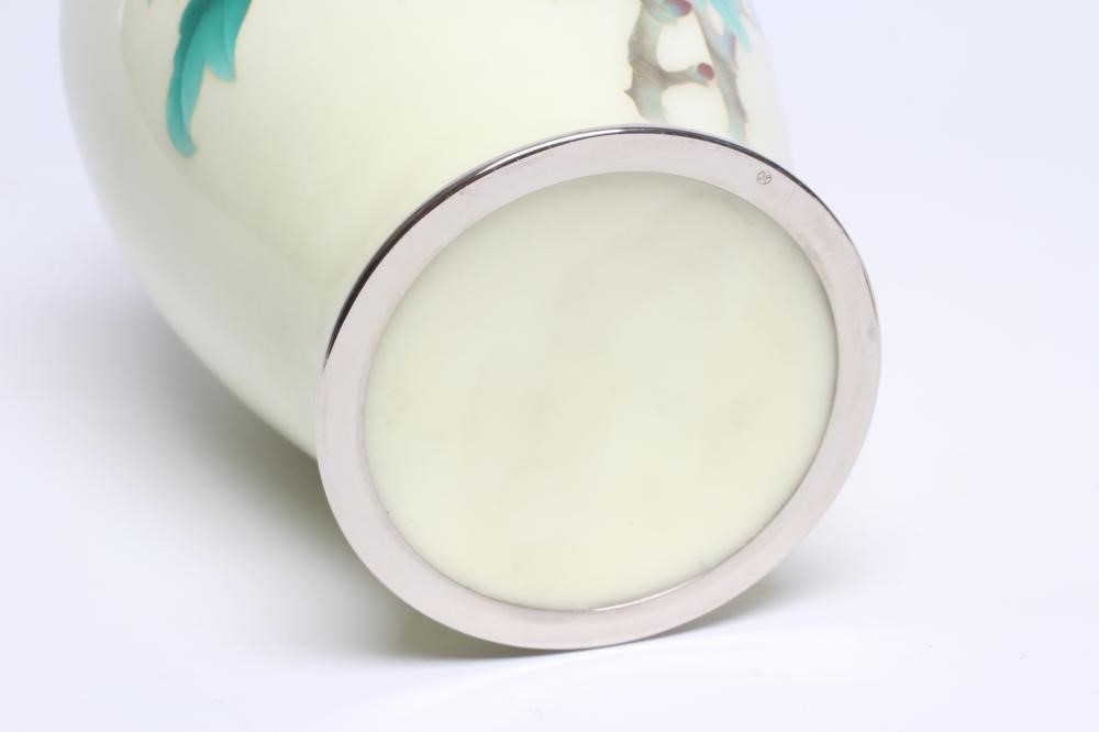 AN ANDO CLOISONNE ENAMEL VASE Image