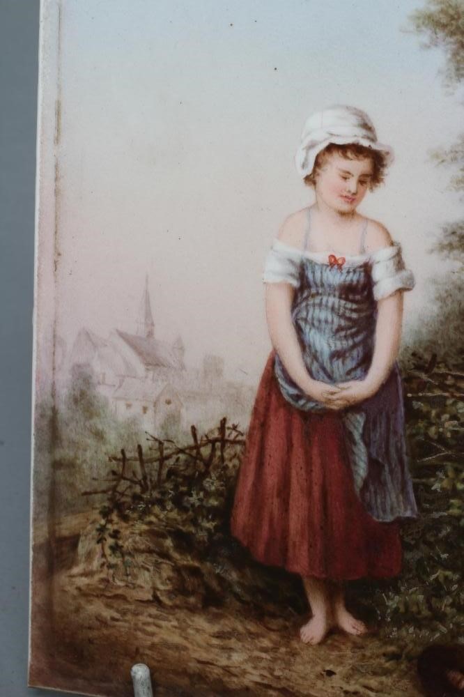 AN ENGLISH PORCELAIN PLAQUE Image