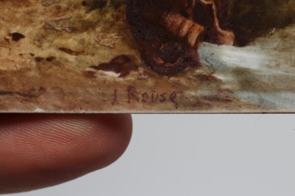 AN ENGLISH PORCELAIN PLAQUE Image