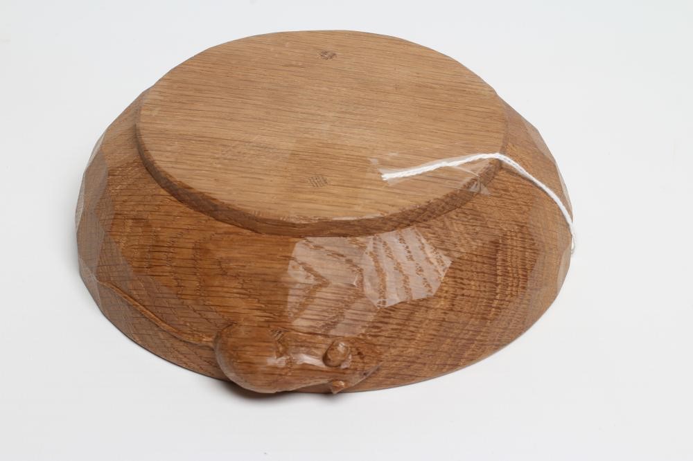 AN ADZED OAK NUT BOWL BY ROBERT THOMPSON Image