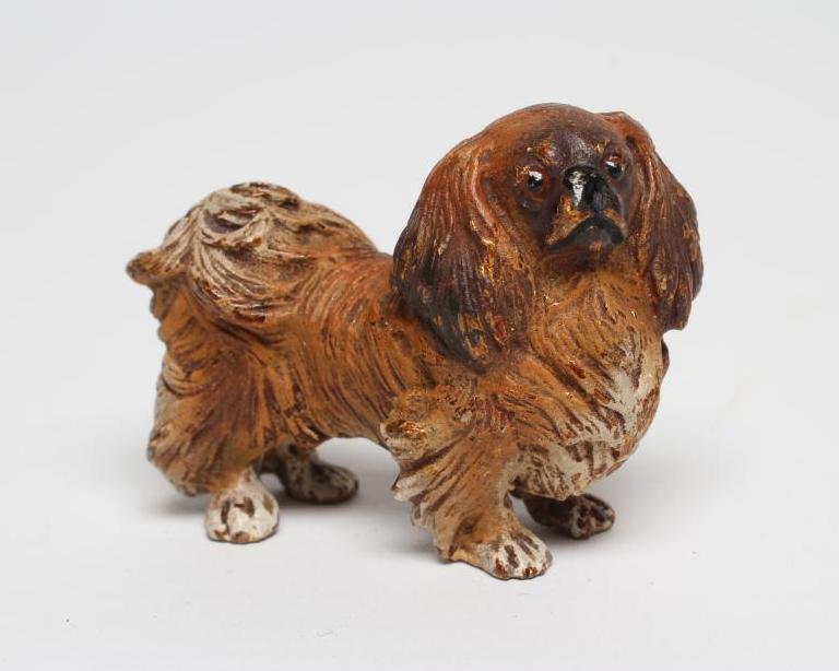 A VIENNA TYPE COLD PAINTED BRONZE PEKINGESE Image