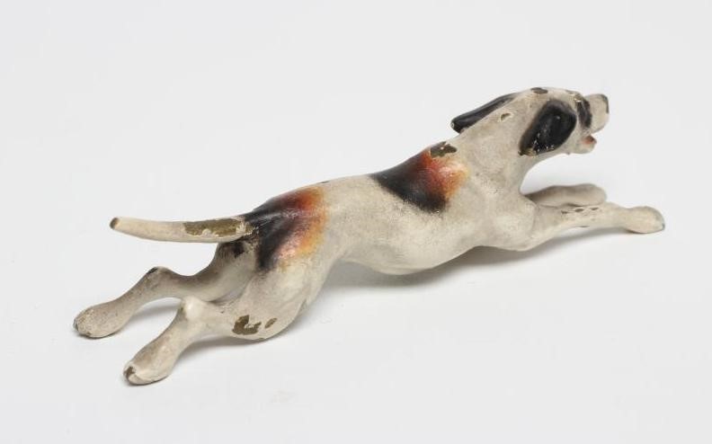 A VIENNA TYPE COLD PAINTED BRONZE HOUND Image