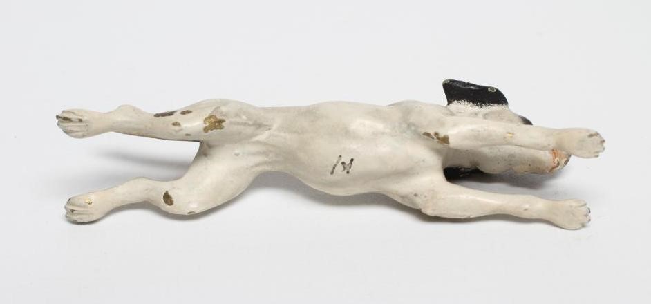 A VIENNA TYPE COLD PAINTED BRONZE HOUND Image