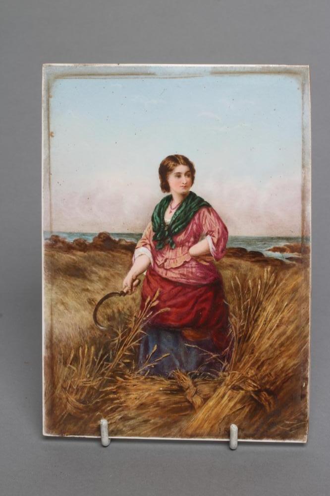 AN ENGLISH PORCELAIN PLAQUE Image