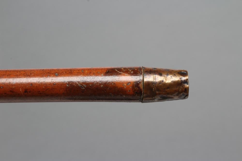 A VICTORIAN MALACCA WALKING STICK Image