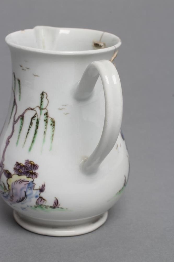 A FIRST PERIOD WORCESTER PORCELAIN SPARROW BEAK JUG Image