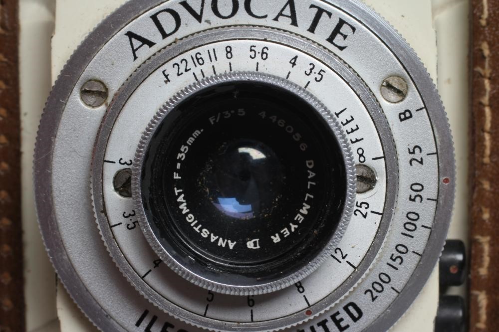 AN ADVOCATE CREAM CASED CAMERA Image