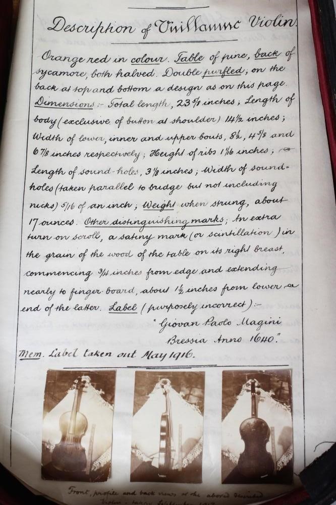 A VIOLIN, SCHOOL OF VUILLAUME, Image