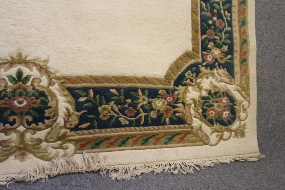 AN AUBUSSON STYLE CARPET Image