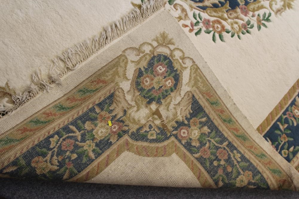 AN AUBUSSON STYLE CARPET Image