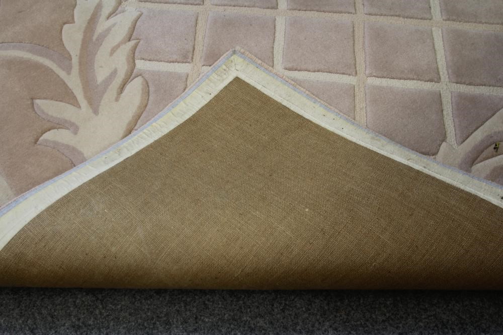 A CHINESE STYLE DEEP PILE CARPET in two tone champagne Image
