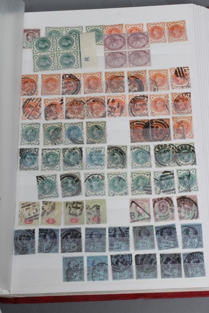 A LARGE STOCKBOOK CONTAINING GB COLLECTION FROM QUEEN VICTORIA TO EDWARD VIII (Est. plus 21% premium Image