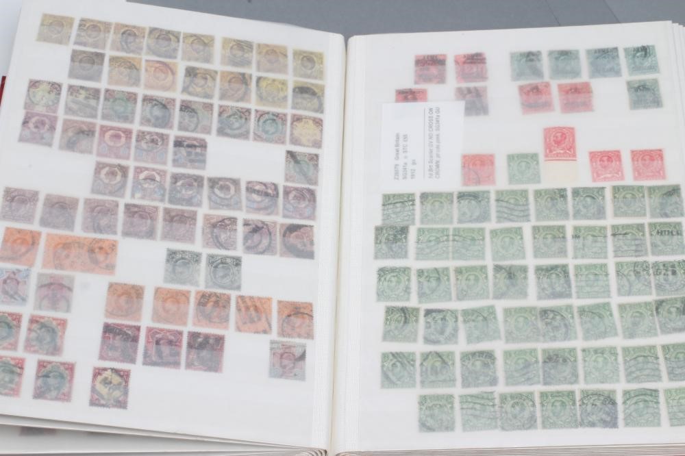 A LARGE STOCKBOOK CONTAINING GB COLLECTION FROM QUEEN VICTORIA TO EDWARD VIII (Est. plus 21% premium Image