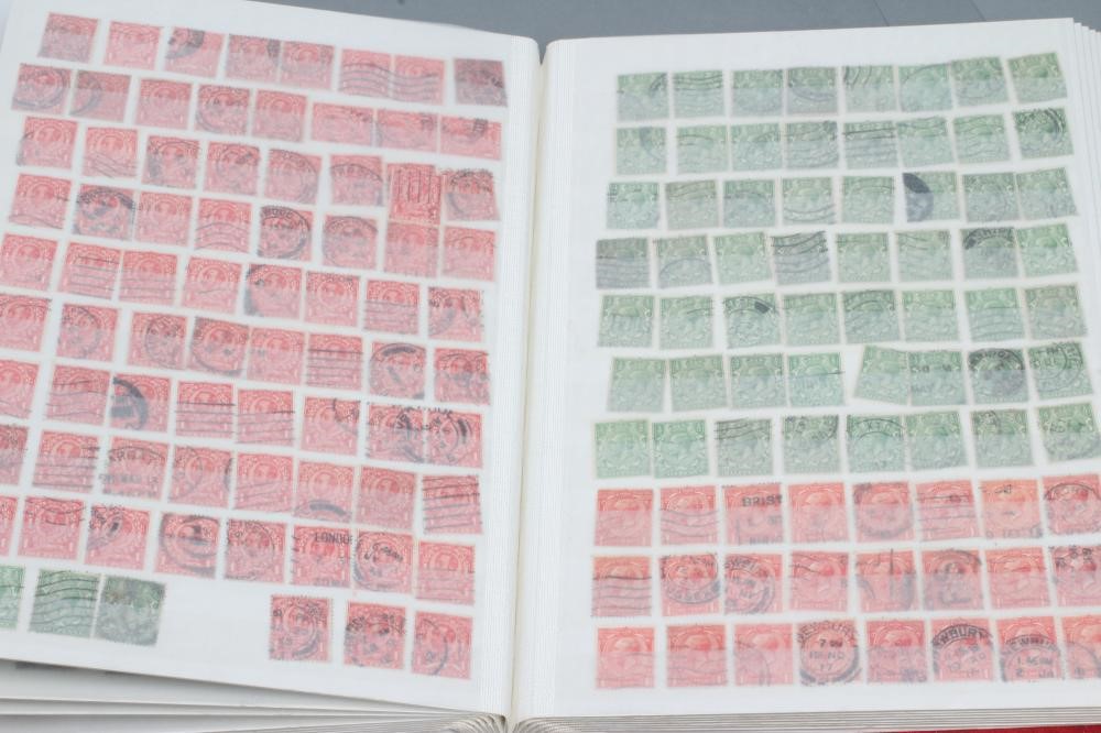 A LARGE STOCKBOOK CONTAINING GB COLLECTION FROM QUEEN VICTORIA TO EDWARD VIII (Est. plus 21% premium Image