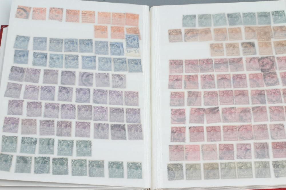 A LARGE STOCKBOOK CONTAINING GB COLLECTION FROM QUEEN VICTORIA TO EDWARD VIII (Est. plus 21% premium Image
