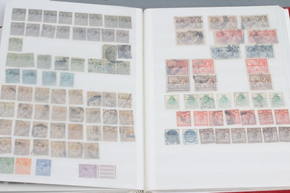 A LARGE STOCKBOOK CONTAINING GB COLLECTION FROM QUEEN VICTORIA TO EDWARD VIII (Est. plus 21% premium Image