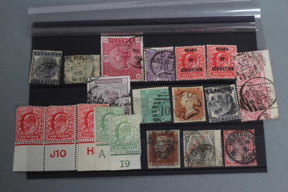 A SMALL SELECTION OF VERY FINE USED QUEEN VICTORIA STAMPS ETC (Est. plus 21% premium inc. VAT) Image