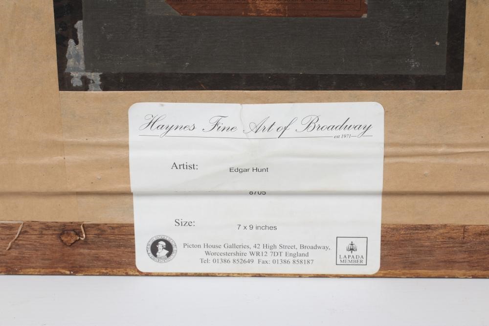 EDGAR HUNT (1876-1953) Image