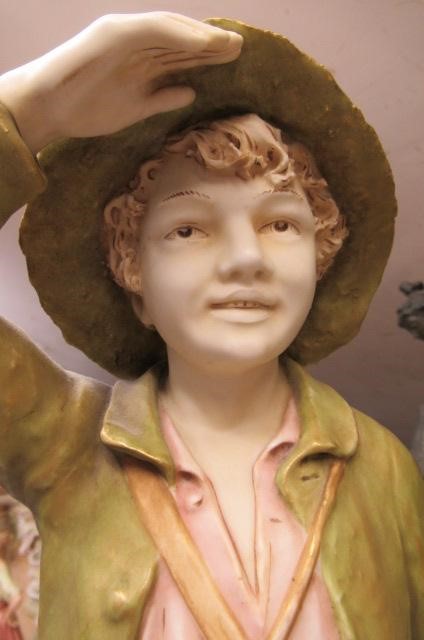 A ROYAL DUX FIGURE GROUP Image