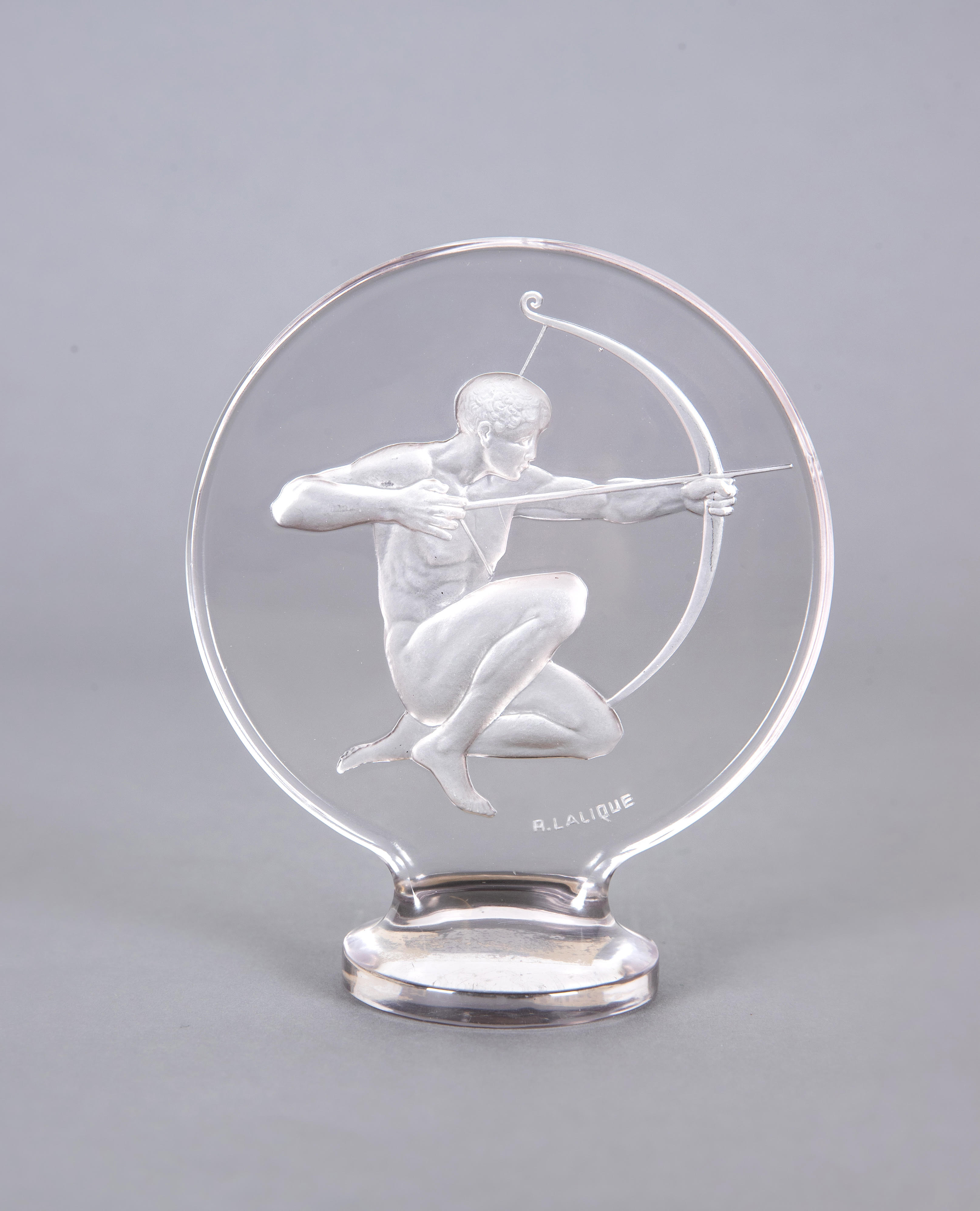 A LALIQUE GLASS CAR MASCOT Image