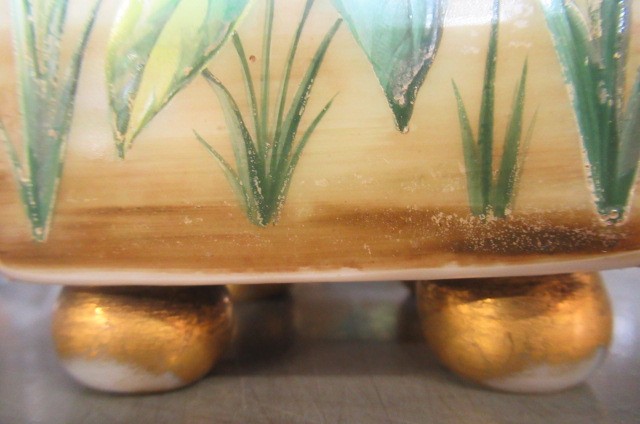 A PAIR OF OPALINE GLASS VASES Image