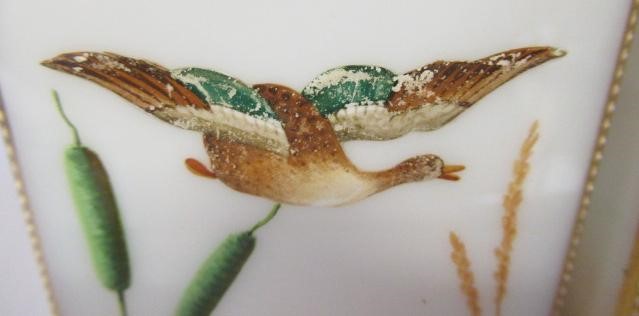 A PAIR OF OPALINE GLASS VASES Image