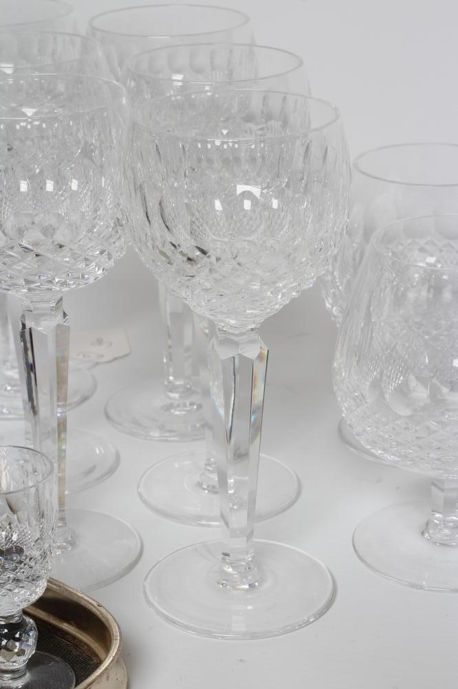 A WATERFORD COLLEEN PATTERN TABLE SERVICE for six place settings comprising hock Image