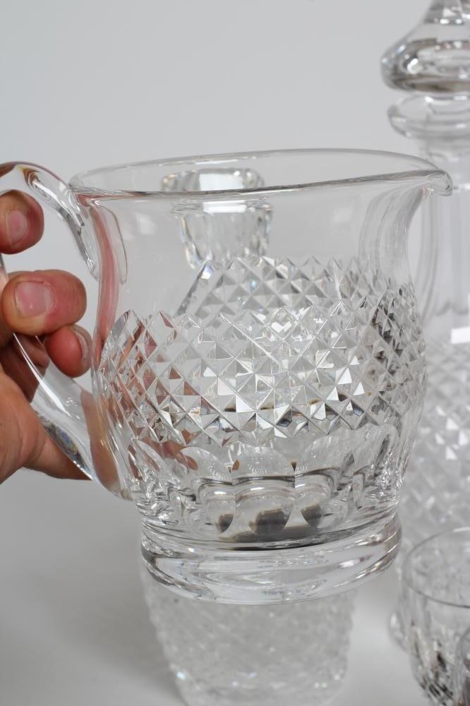 A WATERFORD COLLEEN PATTERN TABLE SERVICE for six place settings comprising hock Image