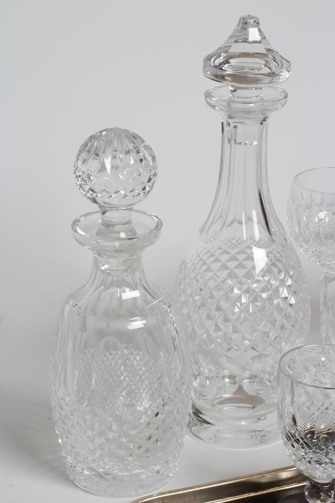 A WATERFORD COLLEEN PATTERN TABLE SERVICE for six place settings comprising hock Image
