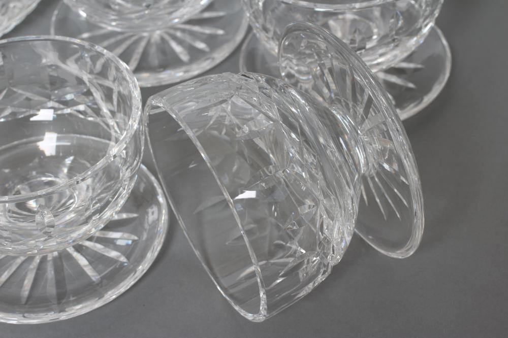 A WATERFORD SEVEN PIECE FRUIT SET comprising  six dishes and serving bowl  (Est. plus 21% premium Image