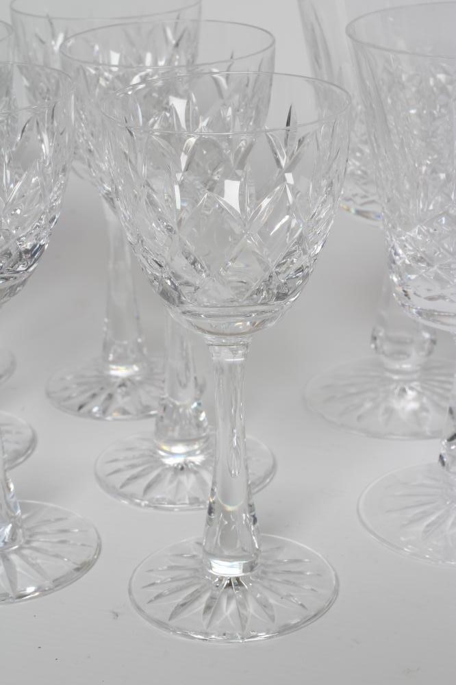 A SET OF SIX WATERFORD COLLEEN PATTERN RED WINES Image