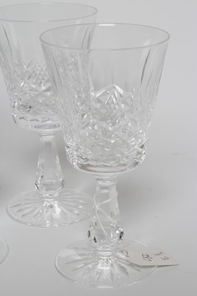 A SET OF SIX WATERFORD COLLEEN PATTERN RED WINES Image