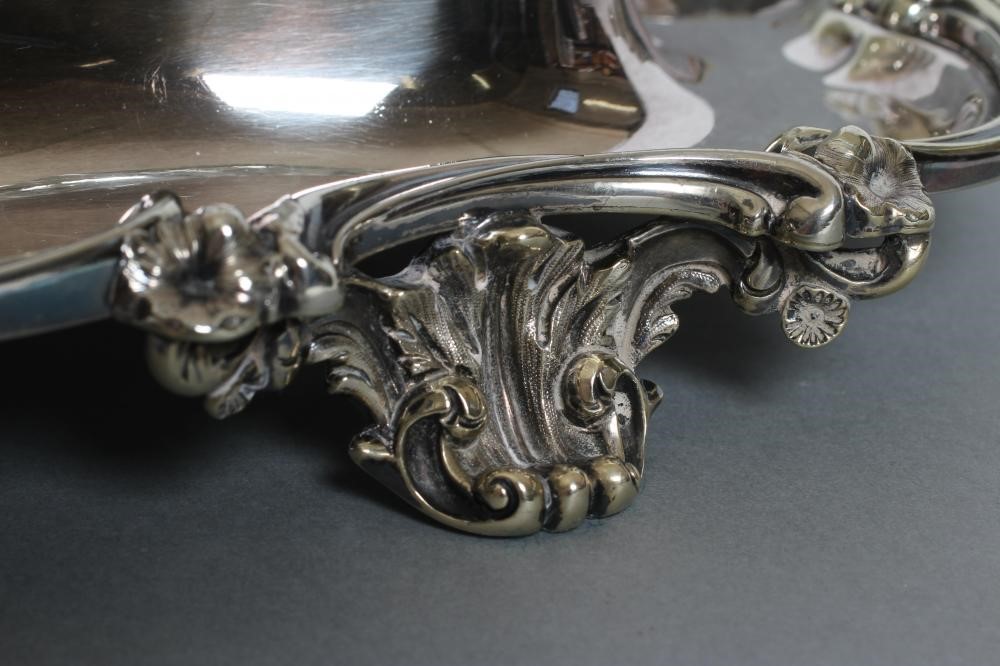 A LATE VICTORIAN EPNS DESK STAND Image