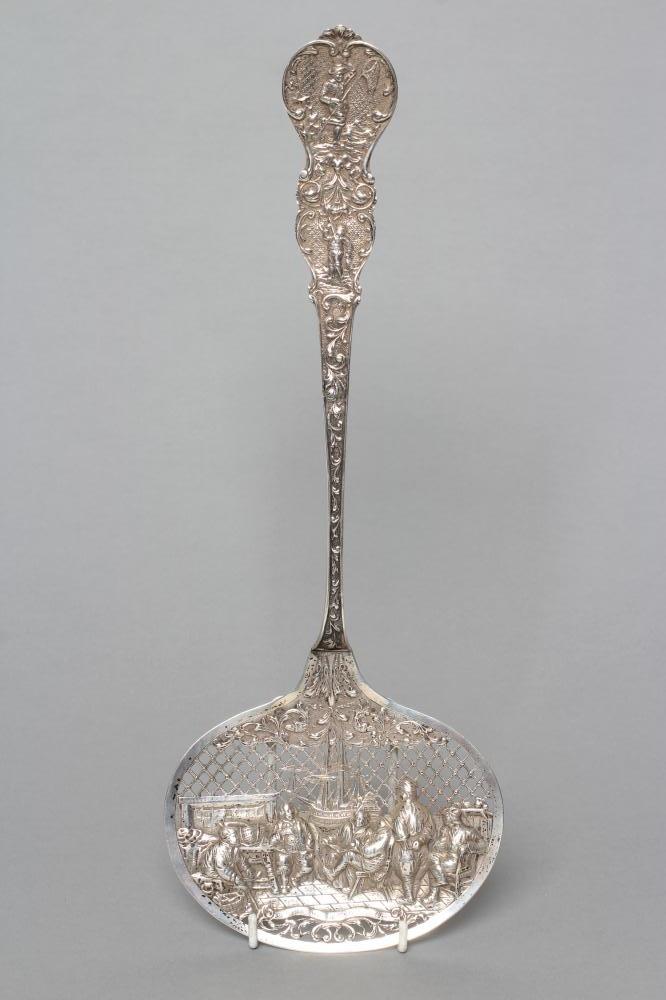 A DUTCH SILVER PRESENTATION SPOON Image