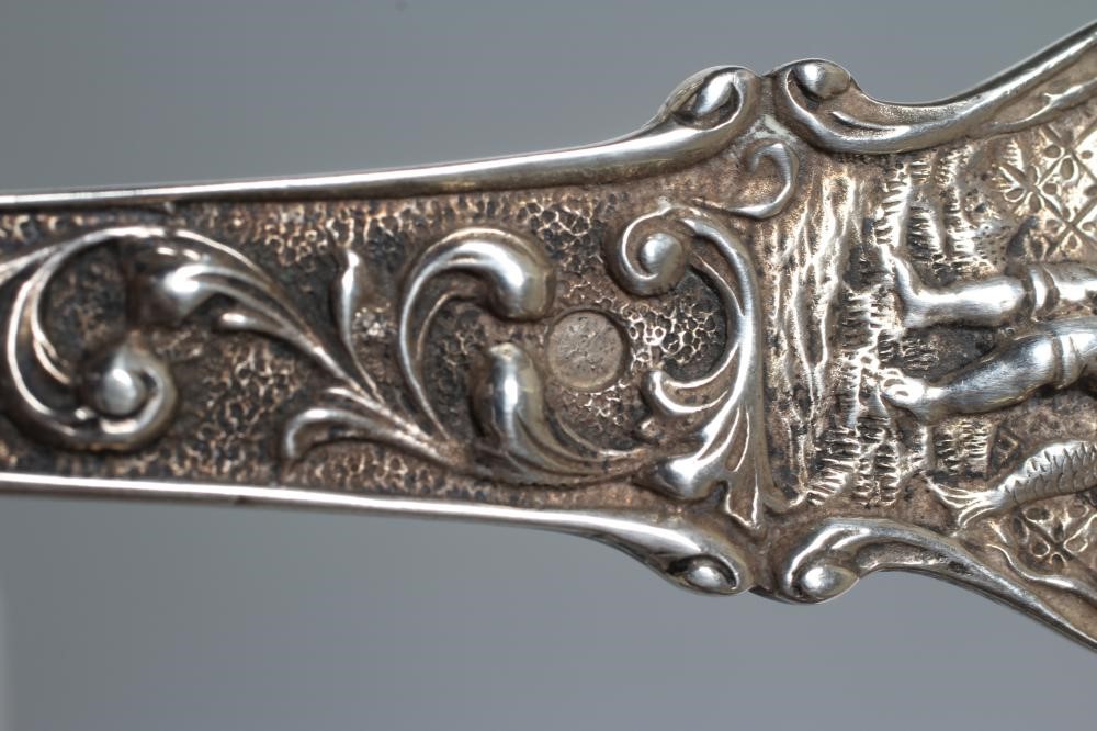 A DUTCH SILVER PRESENTATION SPOON Image