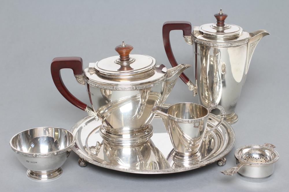 A FIVE PIECE TEA SERVICE Image