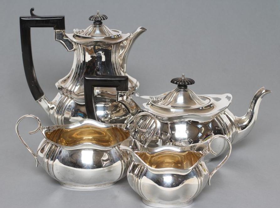 A FOUR PIECE TEA AND COFFEE SERVICE Image
