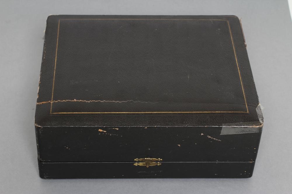 A BACHELOR'S COMPOSITE EDWARDIAN THREE PIECE TEA SERVICE Image