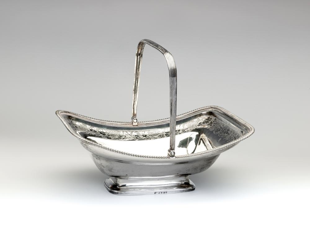 A LATE GEORGE III BASKET Image
