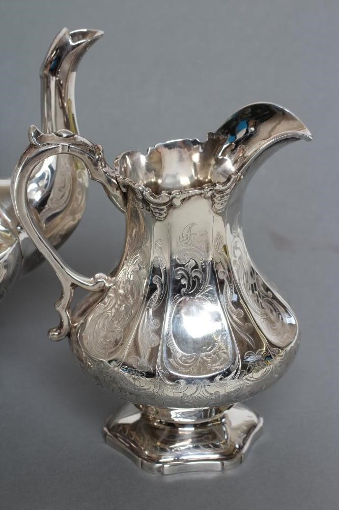 AN EARLY VICTORIAN SCOTTISH THREE PIECE TEA SERVICE Image