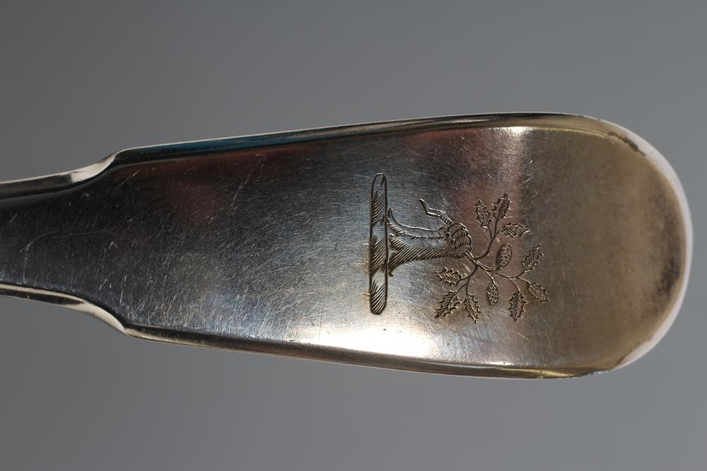 A LATE GEORGE III BASTING SPOON Image