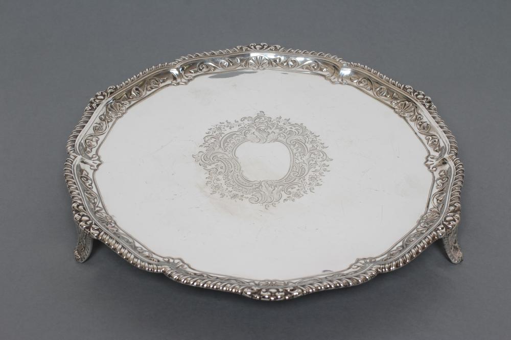 A LATE VICTORIAN SALVER Image