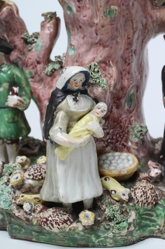 A PEARLWARE "TITH PIG" SPILL VASE Image